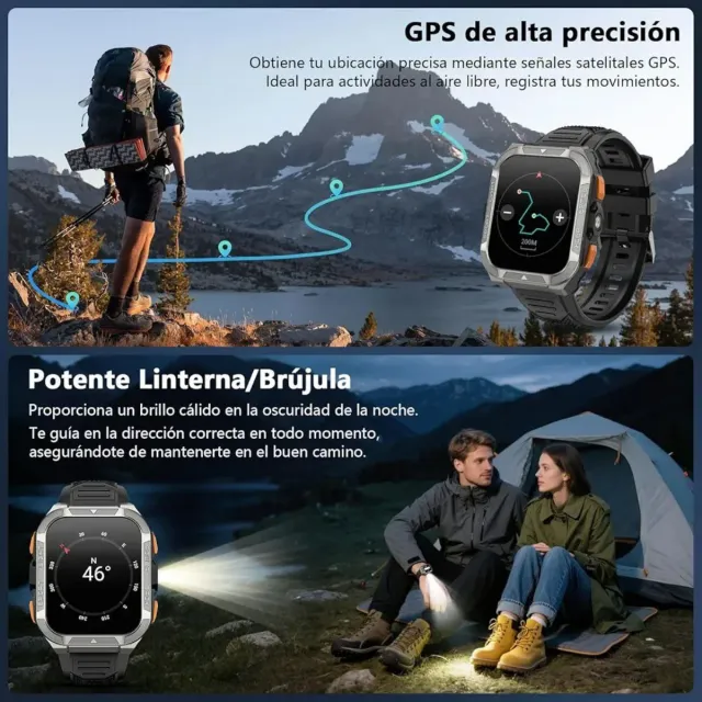 Reloj Inteligente Blackview Militar GPS