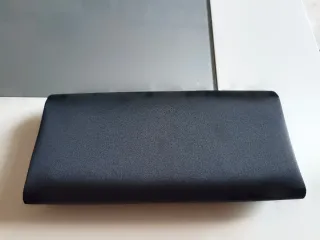 Bolso-Cartera de ceremonia de Raso Negro