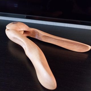 cascanueces artesanal tallado en madera de boj,