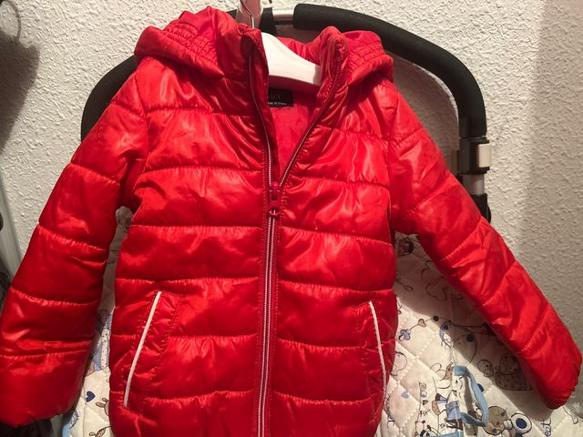 Chaqueta bebé roja 9 meses