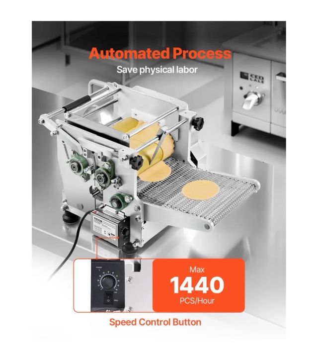 Máquina Automática Tortillas Acero Inoxidable