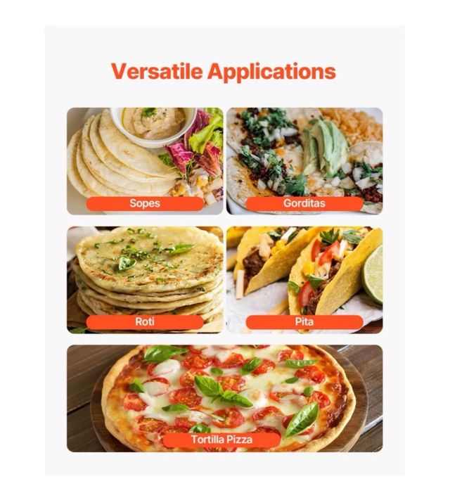 Máquina Automática Tortillas Acero Inoxidable