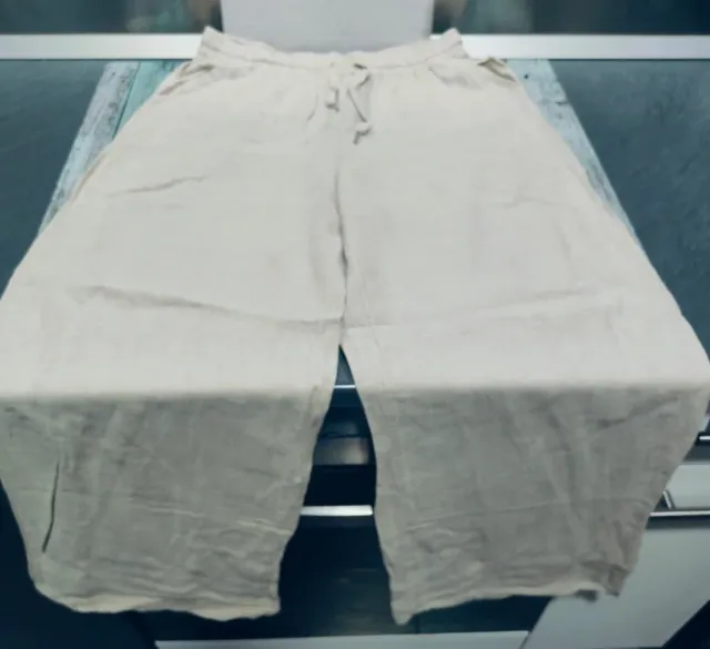 Pantalón ancho blanco Talla 42