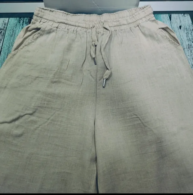 Pantalón ancho blanco Talla 42