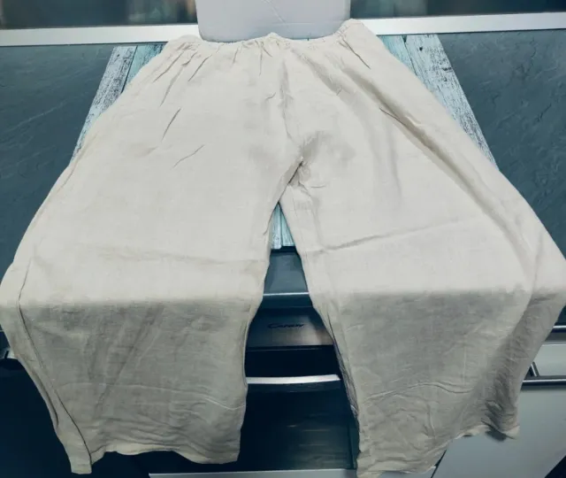 Pantalón ancho blanco Talla 42