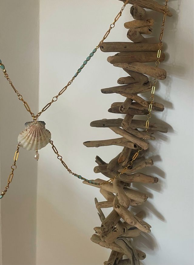 Collana Sotto Seno Tania Oro e Perle