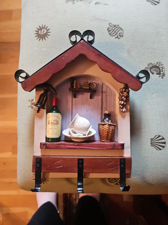 Percha decorativa cocina