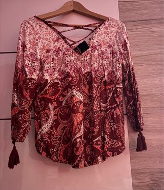 Blusa Hollister Estampada