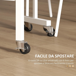 Tavolo da Pranzo Pieghevole, Tavolo a Ribalta per