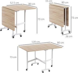 Tavolo da Pranzo Pieghevole, Tavolo a Ribalta per