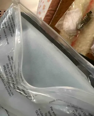 Tessuto tulle azzurro