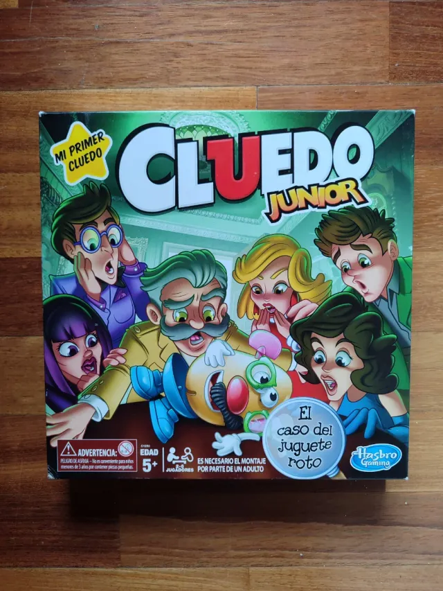 2 Juegos de mesa Cluedo Junior y Virus