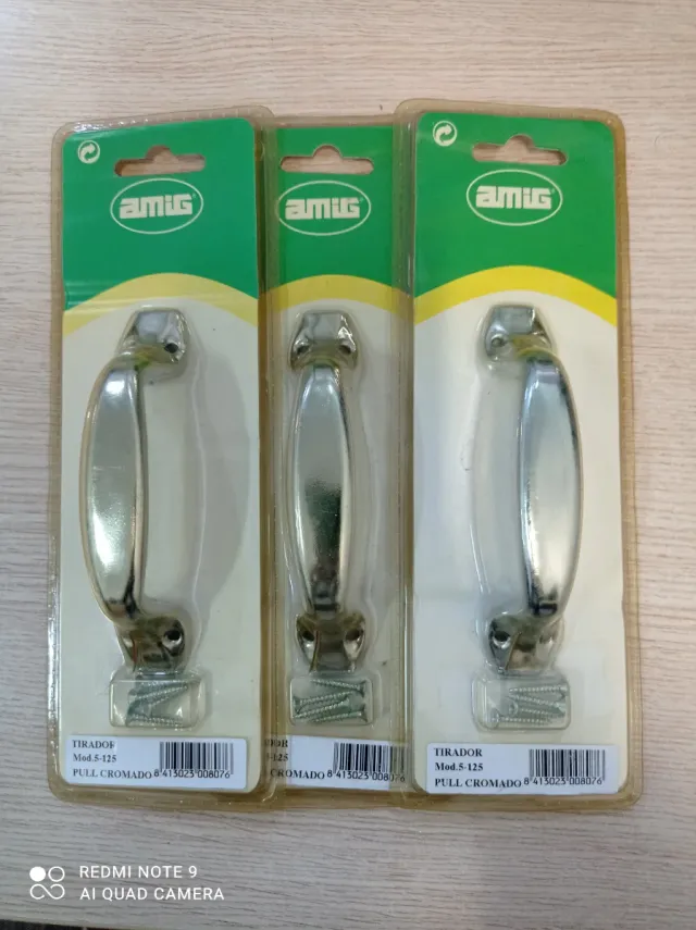 Tirador Amig Acero Cromado 125mm