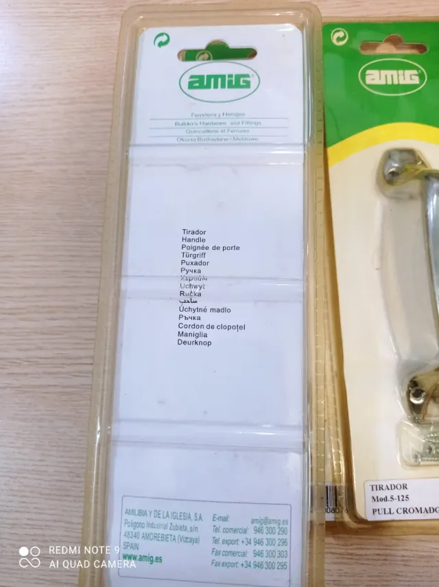 Tirador Amig Acero Cromado 125mm