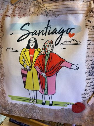 Totebag con diseño de viaje