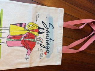 Totebag con diseño de viaje