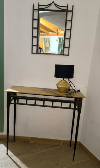 Consolle in bronzo vintage