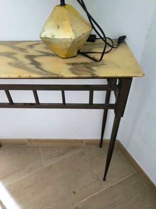 Consolle in bronzo vintage