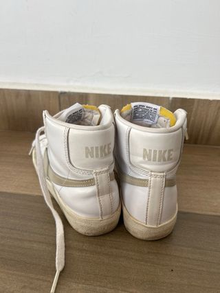 Nike Blazer Mid Beige/Blanco Originales, talla 36