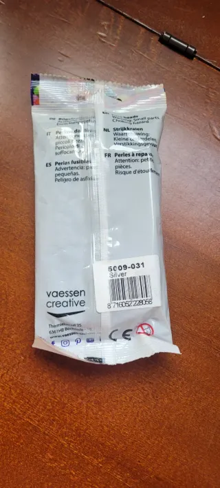 Fuse Beads Vaessen Creative Gris 1100 uds