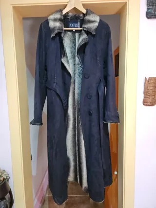 Abrigo largo Armani Jeans negro