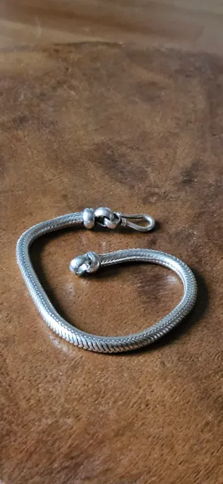 Bracciale snake in argento