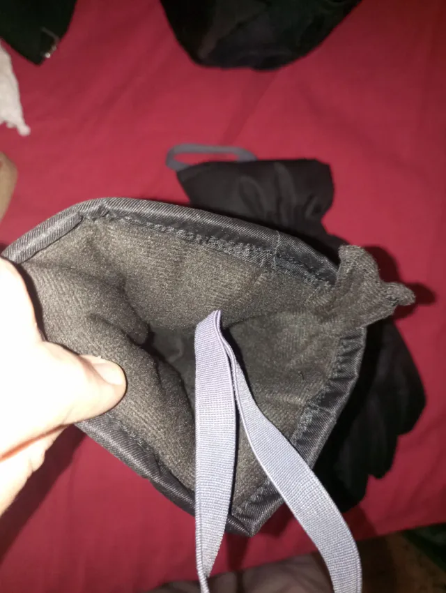 Guantes negros talla S