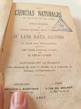 Las Ciencias Naturales al Alcance de los Niños