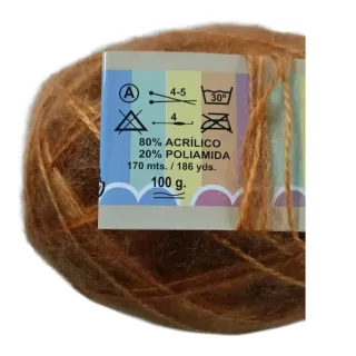 Lote 10 ovillos hilo Aterciopelada 100g