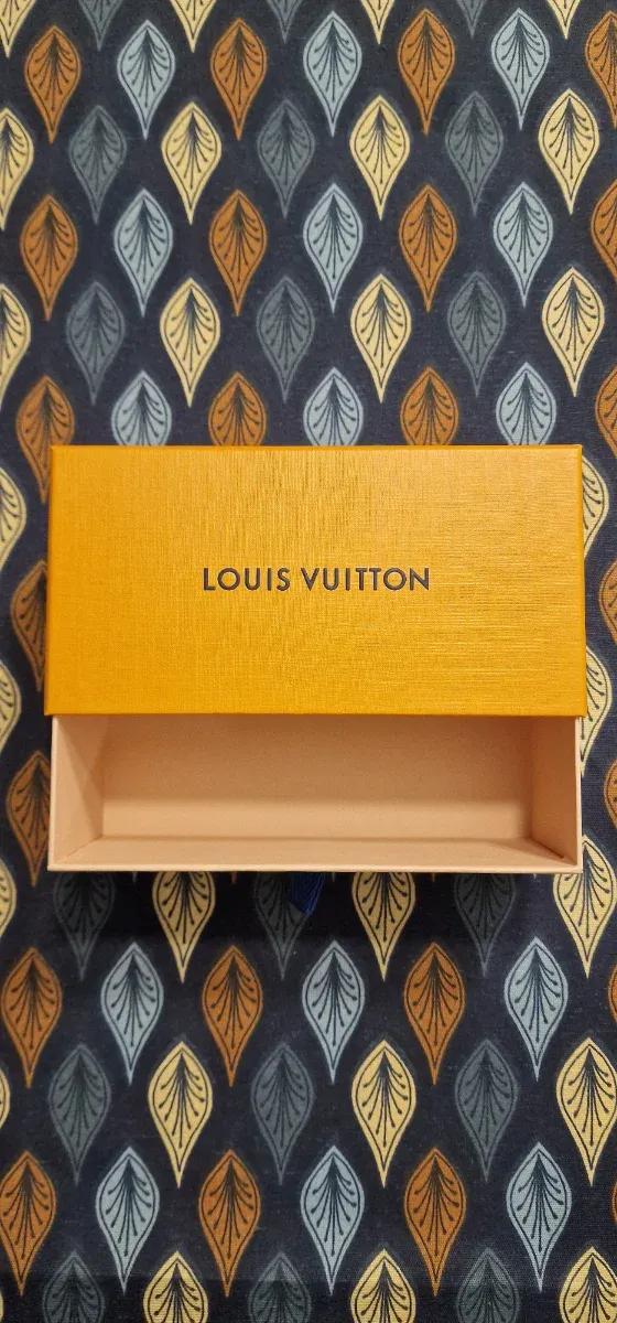 Caja Louis Vuitton naranja para gafas