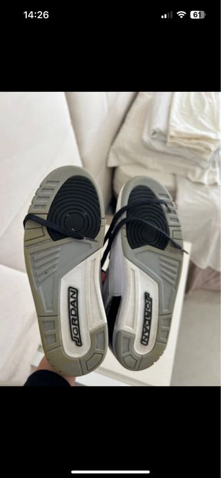 Scarpe Jordan Uomo Grigie Bianche 42.5