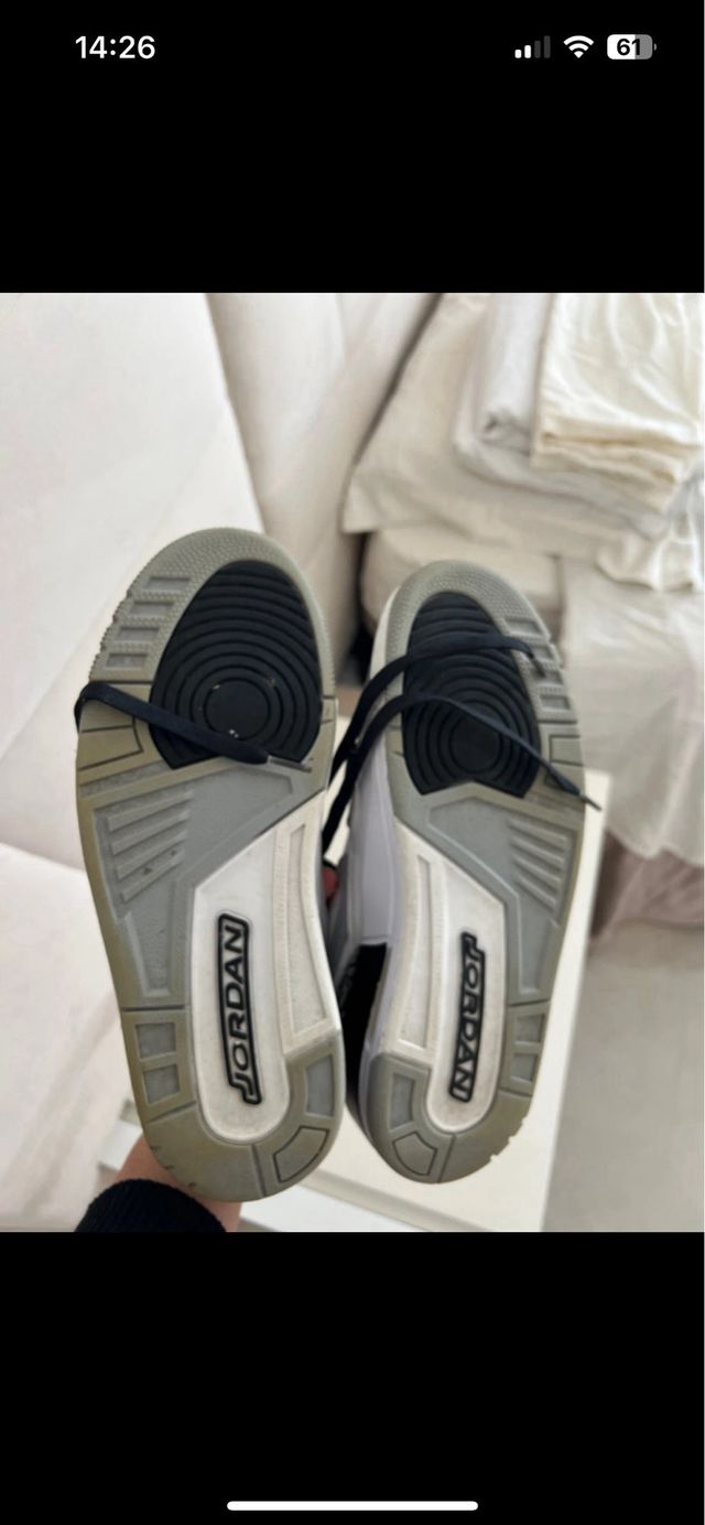 Scarpe Jordan Uomo Grigie Bianche 42.5