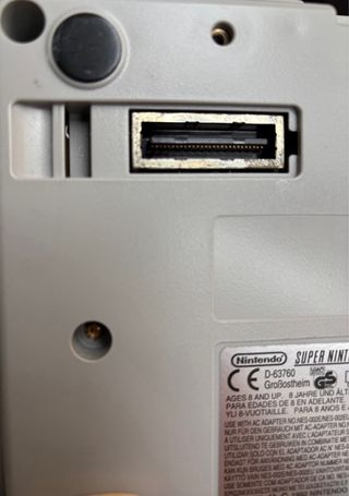 Super Nintendo SNES Consola Gris y Blanca