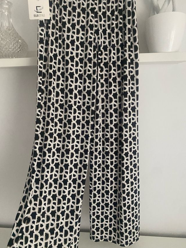 Pantalón tubo estampado Ella Style