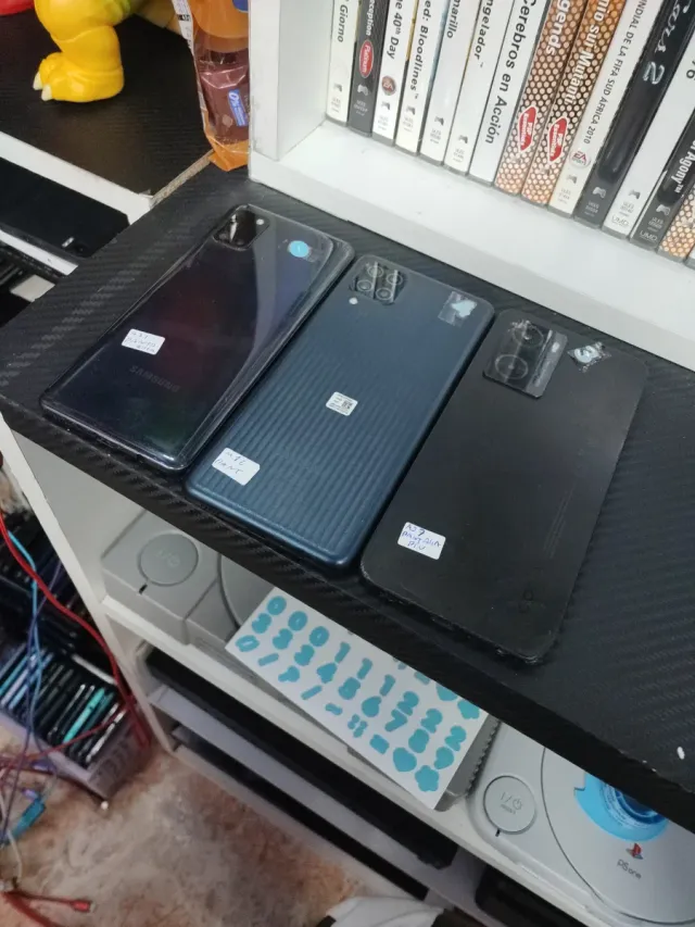 Samsung A31, A12 y Oppo A57