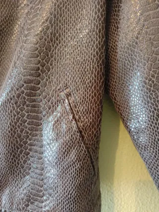 Cazadora Biker Marrón