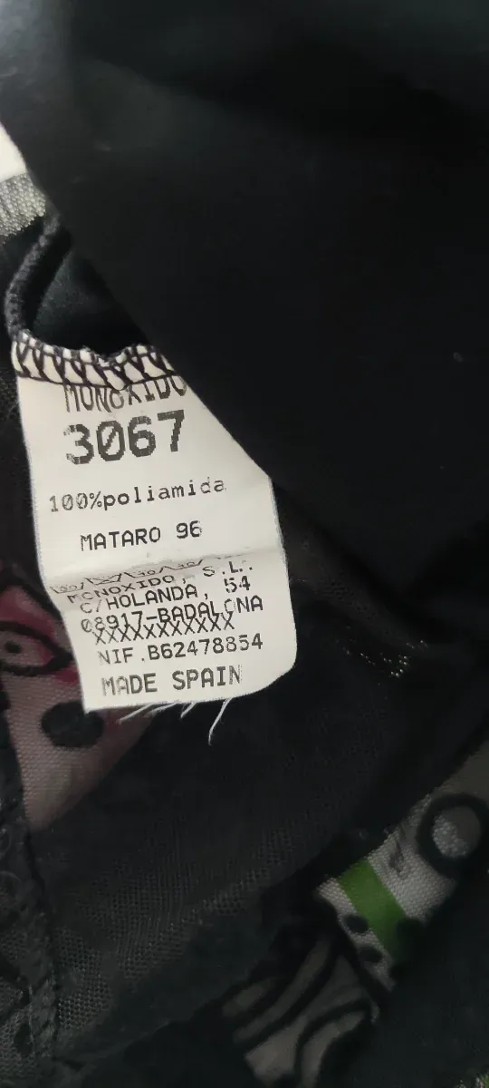 Camiseta fiesta Monoxito negra