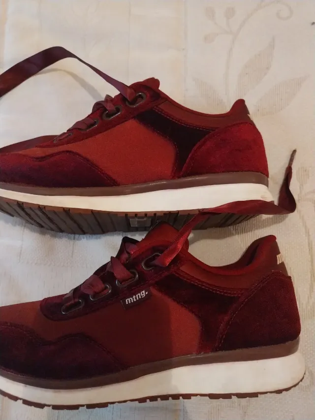 Zapatillas Mustang Mujer Rojas