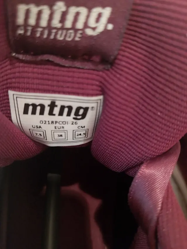 Zapatillas Mustang Mujer Rojas