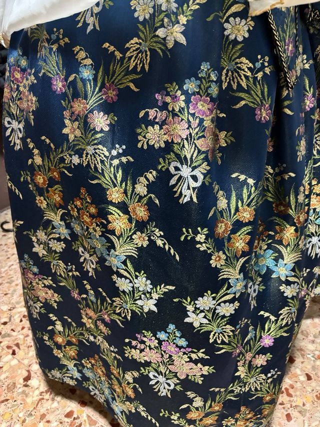 Traje de Fallera Azul marino