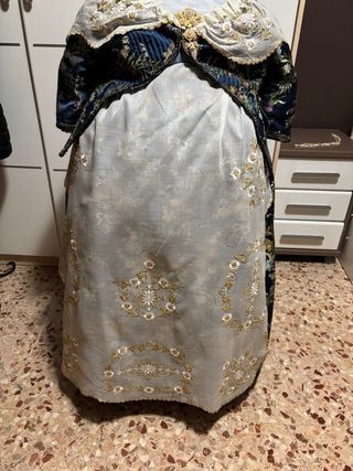 Traje de Fallera Azul marino