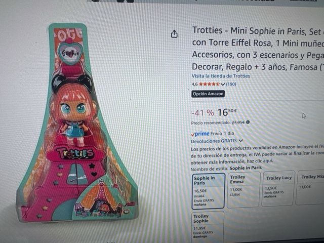 Trotties Mini Sophie Torre Eiffel