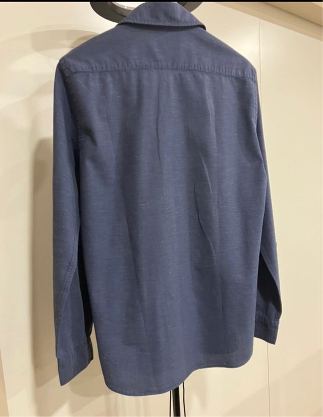 Camisa Scalpers azul talla 39.