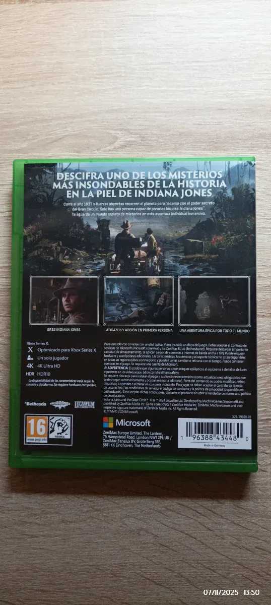 Indiana Jones y el Gran Círculo Xbox Series X
