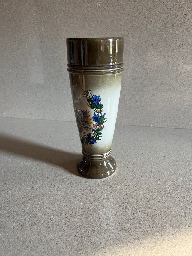 Boccale birra Innsbruck, ceramica decorato a mano