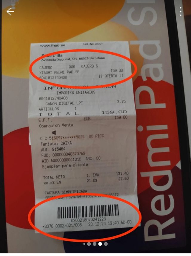 Tablet Xiaomi Redmi Pad SE Gris Nueva