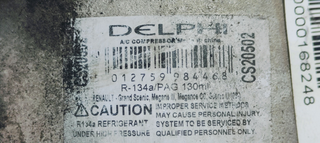 COMPRESOR AIRE ACONDICIONADO RENAULT SCENIC III 1