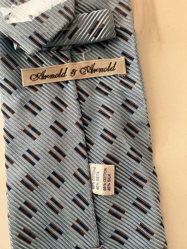 Cravatta uomo seta e cotone Arnold& Arnold