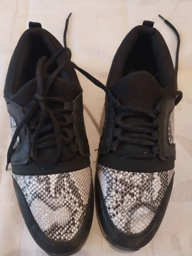 Zapatillas Mujer Negro/Multicolor Serpiente