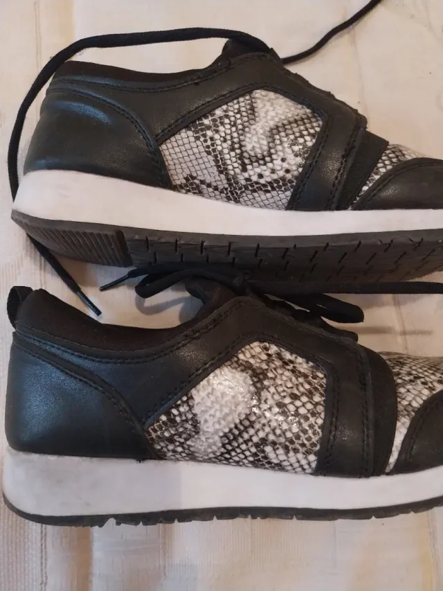 Zapatillas Mujer Negro/Multicolor Serpiente